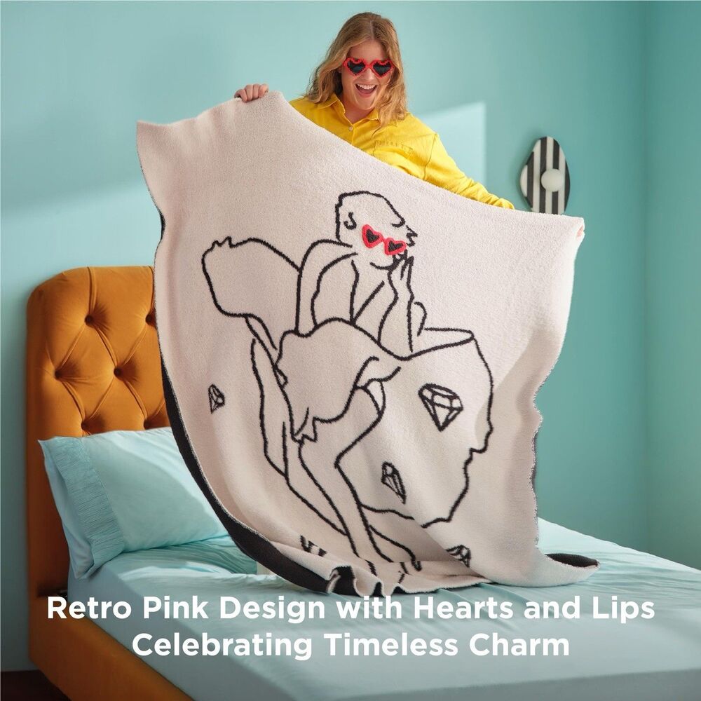 Bedsure Marylin Monroe Diamond Blanket 50x60